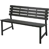 Progarden Banc de jardin 125 cm en composite bois-plastique KO-FA6110000