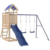 vidaXL Aire de jeux d'extérieur bois de pin massif