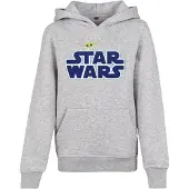 Mister tee Sweat 'Star Wars' bleu foncé / jaune / gris chiné / blanc