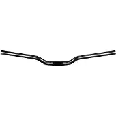 Ergotec Guidon vélo Riser - - Riser 30 Mas - 25,4 mm - Rise 30 mm - Backsweep 13 - E-bike prêt - Noir - Aluminium