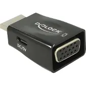 DeLOCK Adaptateur HDMI mâle vers VGA femelle – actif – Full HDrnCet adap