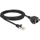 DeLOCK RJ50, câble d'extension, mâle/femelle S/FTP, 2 m, noir. - HQ