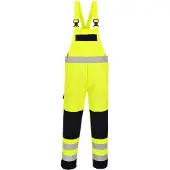 Portwest Salopette multi-normes FR63 Yellow/Navy Taille XXL