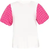 Usha Chemisier rose / blanc