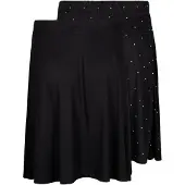 Zizzi Jupe noir / blanc