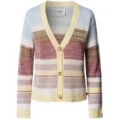 Pepe Jeans Cardigan 'Anya' bleu clair / marron / miel / rose ancienne