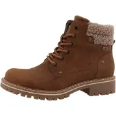 Mustang Bottines à lacets 'Rebecca' cognac