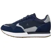 Hackett London Baskets basses 'Vector Device' bleu marine