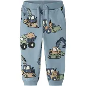 Name it Pantalon 'NMMKark' sable / bleu fumé / vert pastel / noir