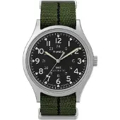 Timex Montre à affichage analogique 'MK1' olive / argent