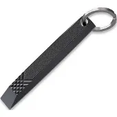 Flytanium Flybar Keychain Prybar FLY-1290B, Black Titanium, pied de biche