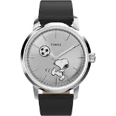 Timex Montre à affichage analogique 'x Peanuts Marlin' noir / argent