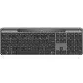 Logitech Clavier sans fil Bluetooth Azerty Signature Slim Solar+ Graphite