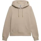 Superdry Essential Logo Embroidered Hoodie Beige XS Femme