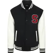 Steppin' Out Varsity Embroidery Veste Marine