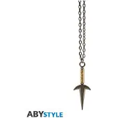 Abysse Corp Collier Anime de - Minatos's Kunai - pour Unisexe - couleur argent - Taille Standard