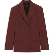 HUGO Veste Relaxed en tissu stretch