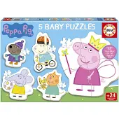 Educa Babypuzzle Peppa Pig 5in1 I ( 3 5 Puppen)