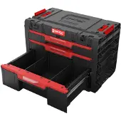 Qbrick System PRIME Drawer 3 Toolbox Basic : coffre à outils modulaire à 3 tiroirs 542 x 335 x 369 mm 22,6 l