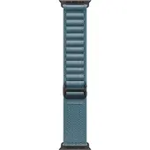 Apple Bracelet Alpine Loop Watch | 44/45/46/49 mm - Taille M - Light Blue / Black Titanium
