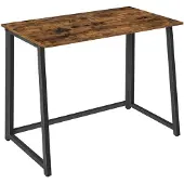 Leobert Bureau Informatique - - Brun Rustique/Pieds Noirs