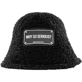 John Hatter & Co Winter Bucket Why So Serious? Bucket Hat Noir