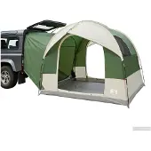 vidaXL Tente pour hayon avec double toit, imperméable, verte, 4 personnes