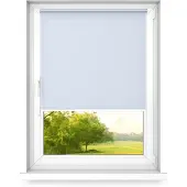 Time4blinds , Mini store, sans perçage, 900x1900mm, Gris Bleu, côté Gauche