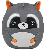 TY Sneaky Raccoon - Sq Kissen 20Cm Kissen 20Cm