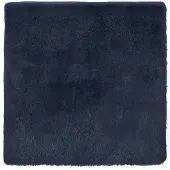 vidaXL Tapis shaggy à poils longs NAVARRA bleu marine 160x160 cm