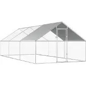 vidaXL Cage à poules d'extérieur 2,75x6x1,92 m Acier galvanisé