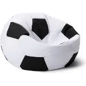 Lumaland Pouf de football Luxury - Coussin de siège de football de haute qualité de la gamme Comfortline - grand