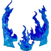 Good Smile Company Kit d'accessoires The Simple Effect pour figurines Flames : Bleu