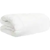 vidaXL Couverture d'été blanche 140 x 220 cm en bambou