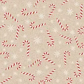 Papstar 20 Servietten Candy Canes