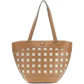 GUESS Frankie Girlfriend Shoulder Bag Marron
