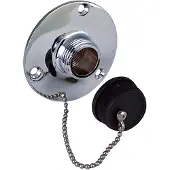 Perko 0504dp0chr Water Filler Plug Argenté