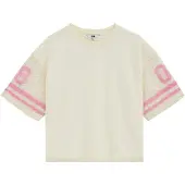 We fashion T-Shirt jaune pastel / rose clair