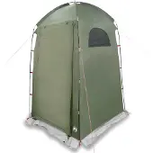 vidaXL Tente de douche vert olive Imperméable