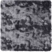 vidaXL Tapis shaggy à poils longs NAVARRA gris foncé 120x120 cm