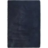 vidaXL Tapis shaggy à poils longs NAVARRA bleu marine 200x290 cm