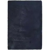 vidaXL Tapis shaggy à poils longs NAVARRA bleu marine 240x340 cm