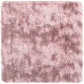 vidaXL Tapis Shaggy à poils longs NAVARRA rose poudré 200x200 cm