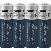 MediaRange Batterie wiederaufl. USB-C Li-ION AA 1,5V 4St