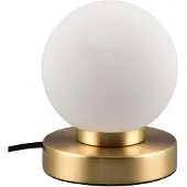 TRIO Lampe de table Prinz Ii or avec verre blanc