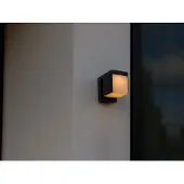 Lutec Applique d'extérieur hybride solaire ou intégrée au réseau LED 9,5W PRIMA