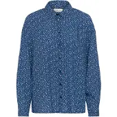 Cream Chemisier 'CRTiah' bleu / bleu foncé / blanc