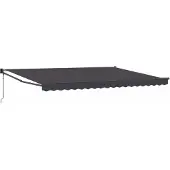 vidaXL , store enroulable anthracite, 4 x 2 mètres, polyester et métal
