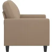 vidaXL Fauteuil Cappuccino-Brown 60 cm similicuir