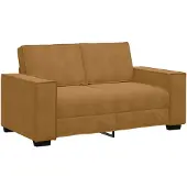 vidaXL Canapé 2 places marron 160x78x84 cm Velours